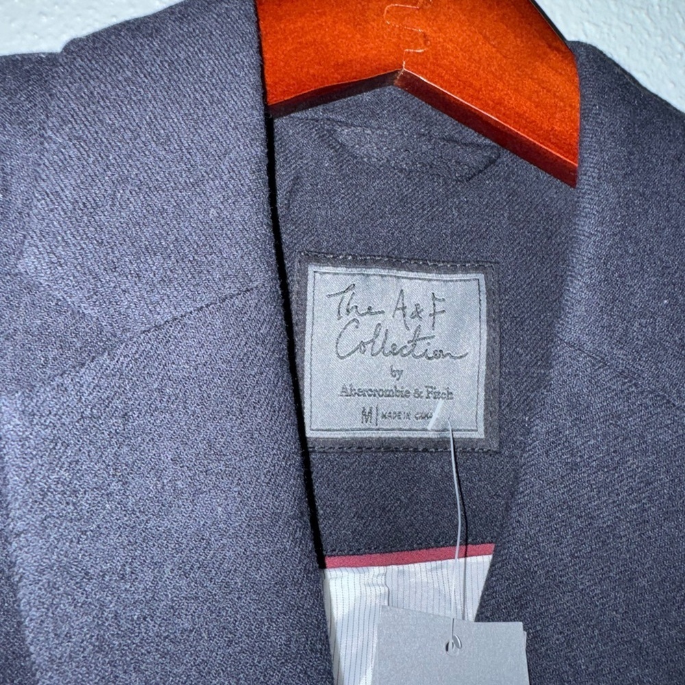 🔥NWT Albemarle & Fitch Navy Cropped Blazer Jacket Women’s Medium NWT $120 - Picture 6 of 10